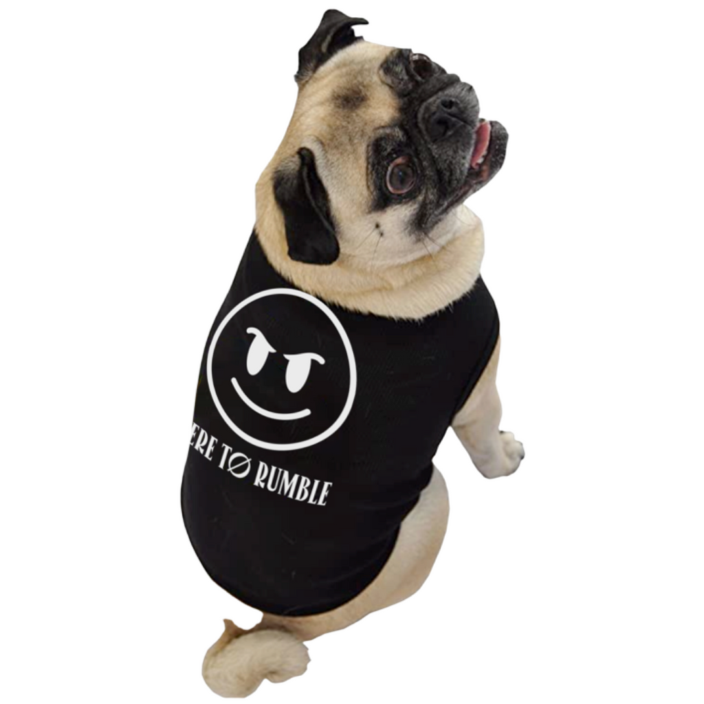 Rumble Smiley Face Doggie Tank