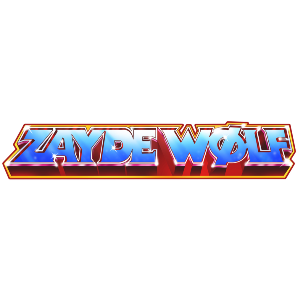 Zayde Wolf Metallic Logo Sticker